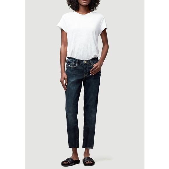 FRAME Le Garçon Crop Jean Covant Mid Rise Straight Leg Cropped Denim Women's 23 - Picture 2 of 11